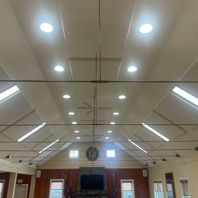 Legion Club - Fabric Wrapped Ceiling Panels