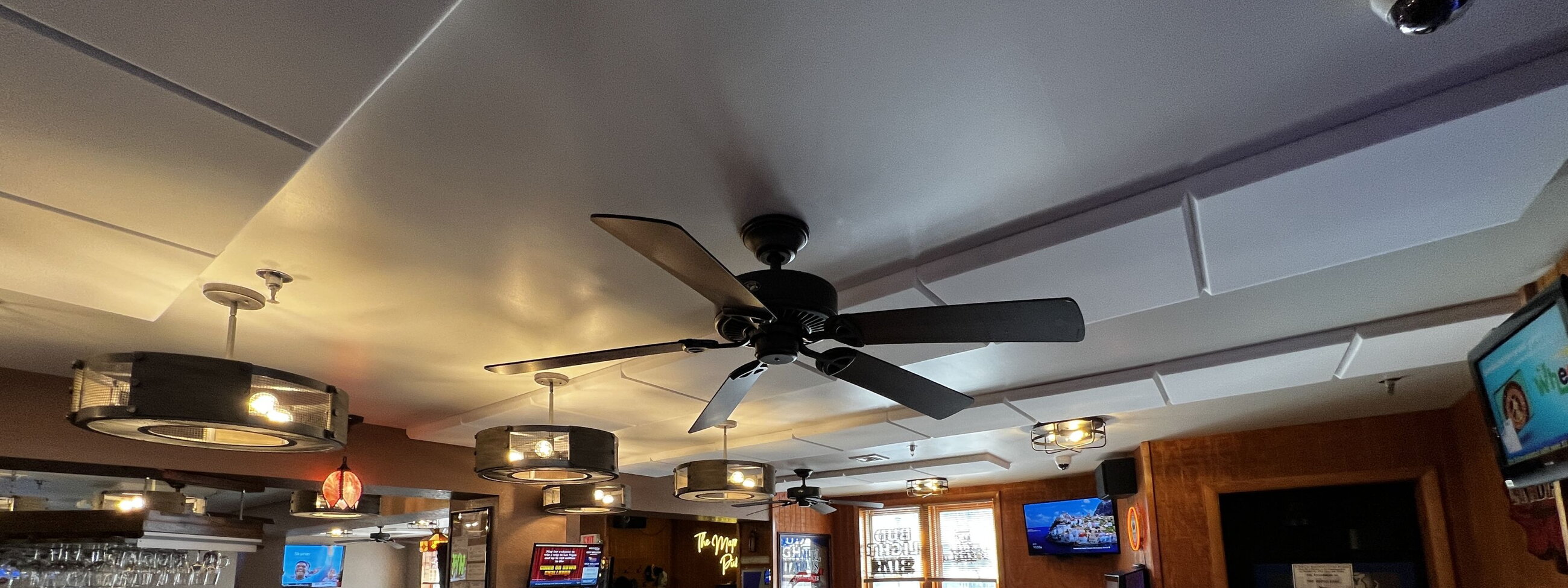 Foam Ceiling Panels at Maple Leaf Pub