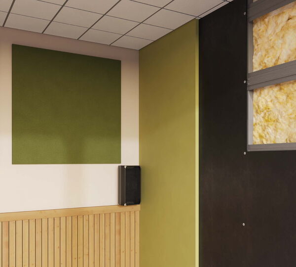Mass Loaded Vinyl Sound Barrier in Wall