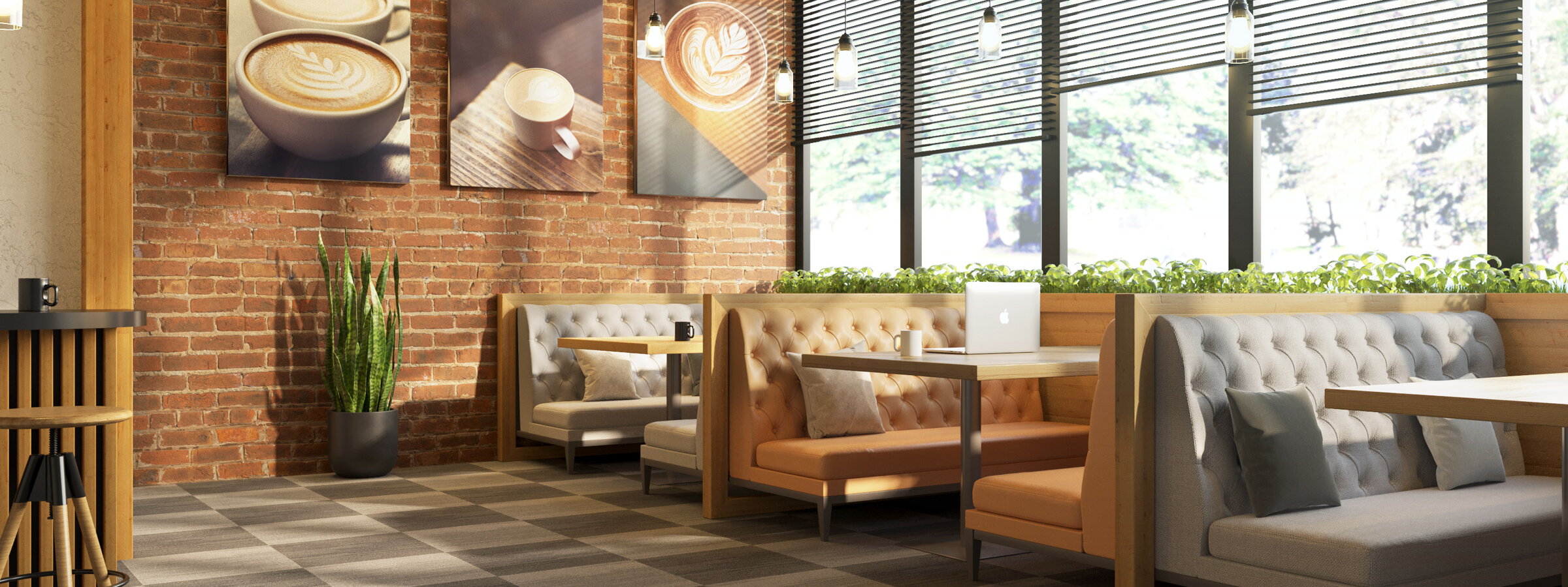 Inspire Art in a coffee shop
