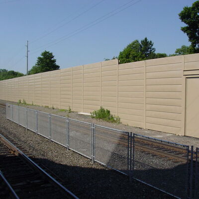Metal Barrier Acoustic Wall for Railways