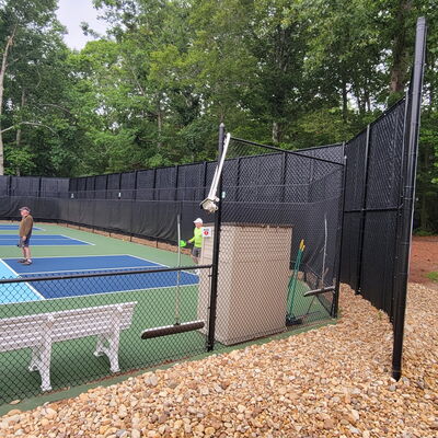 Pickleball Composite Noise Barrier Panels in Black
