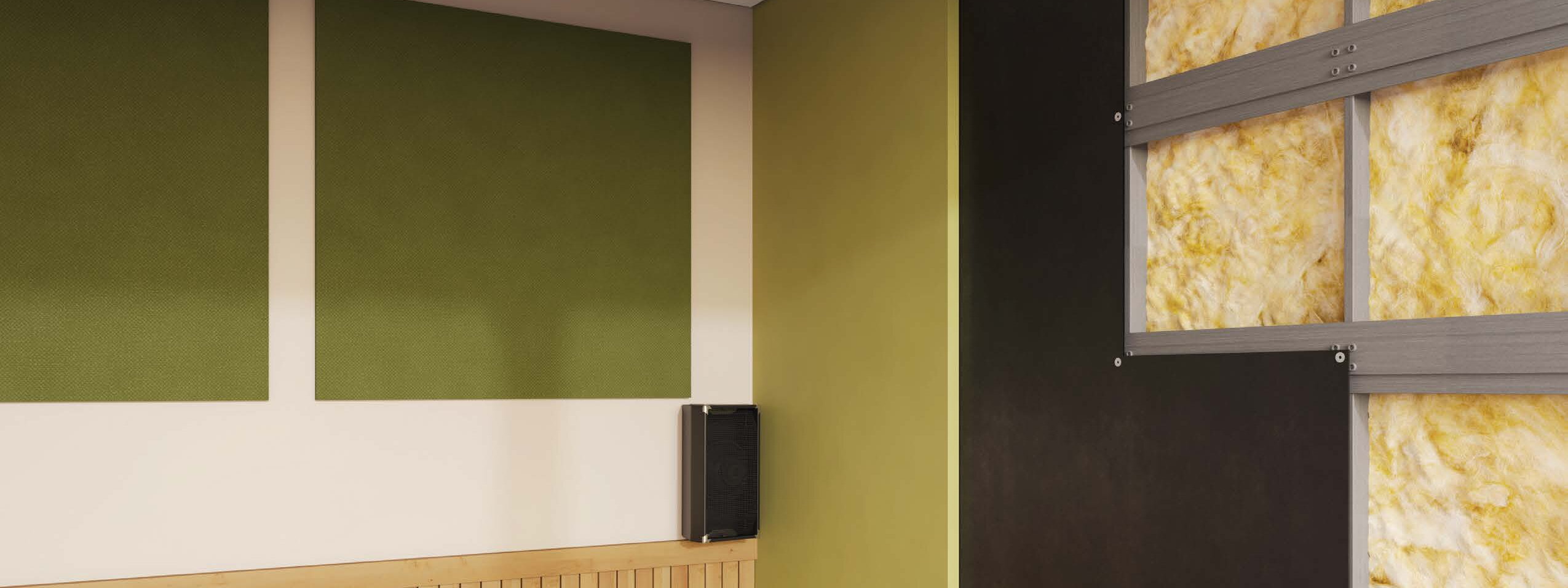 Mass Loaded Vinyl Sound Barrier in Wall