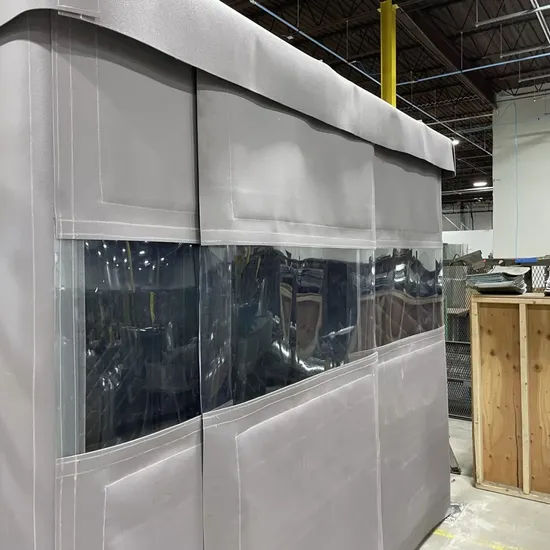 Exterior of Acoustic Curtain Enclosure