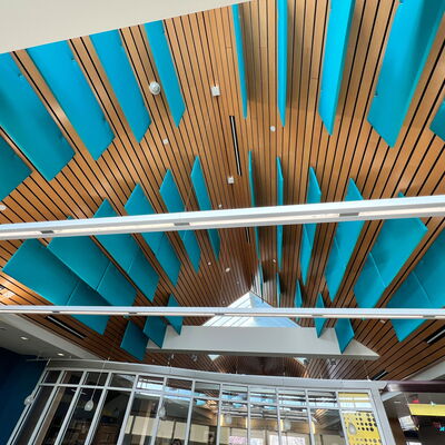 Baffles at Westwood Public Library