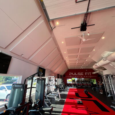 Acoustic Panels at Pulse Fit Training