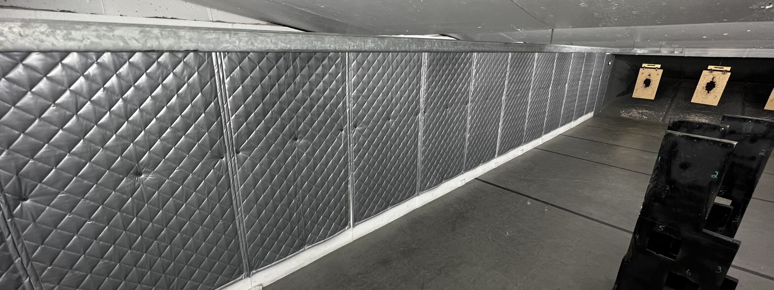 Firing Range Quilted Fiberglass Absorbers