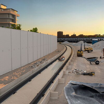 Sound Barrier Composite Panels