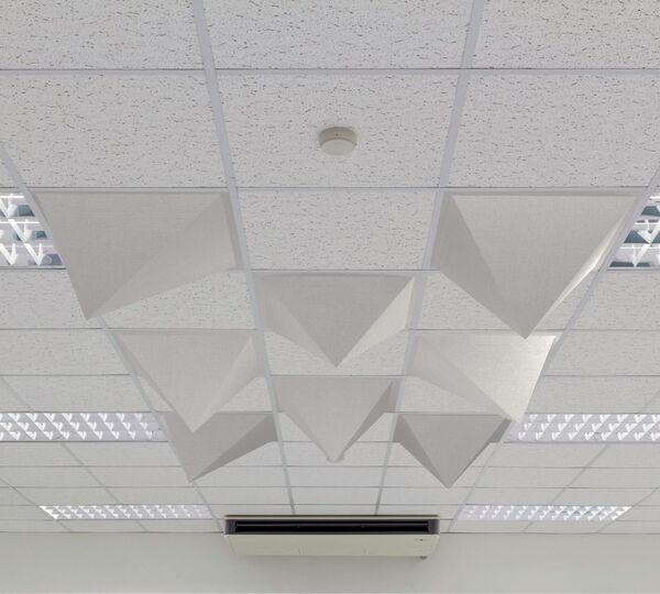 Pyramid Sound Diffusers
