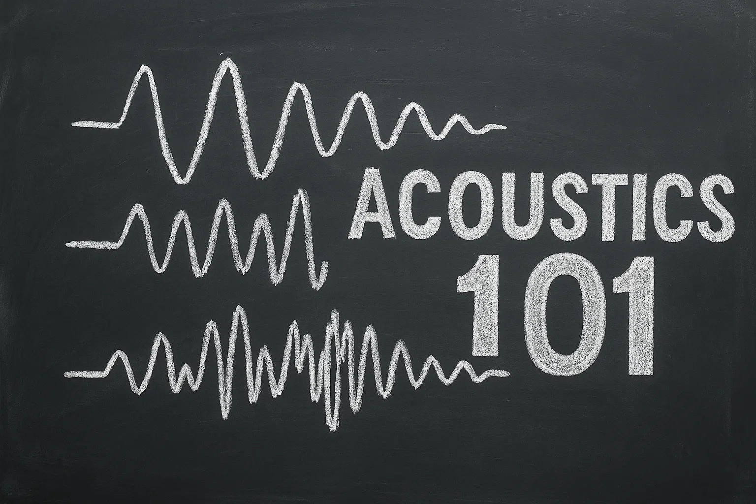 Acoustics 101 Chalkboard