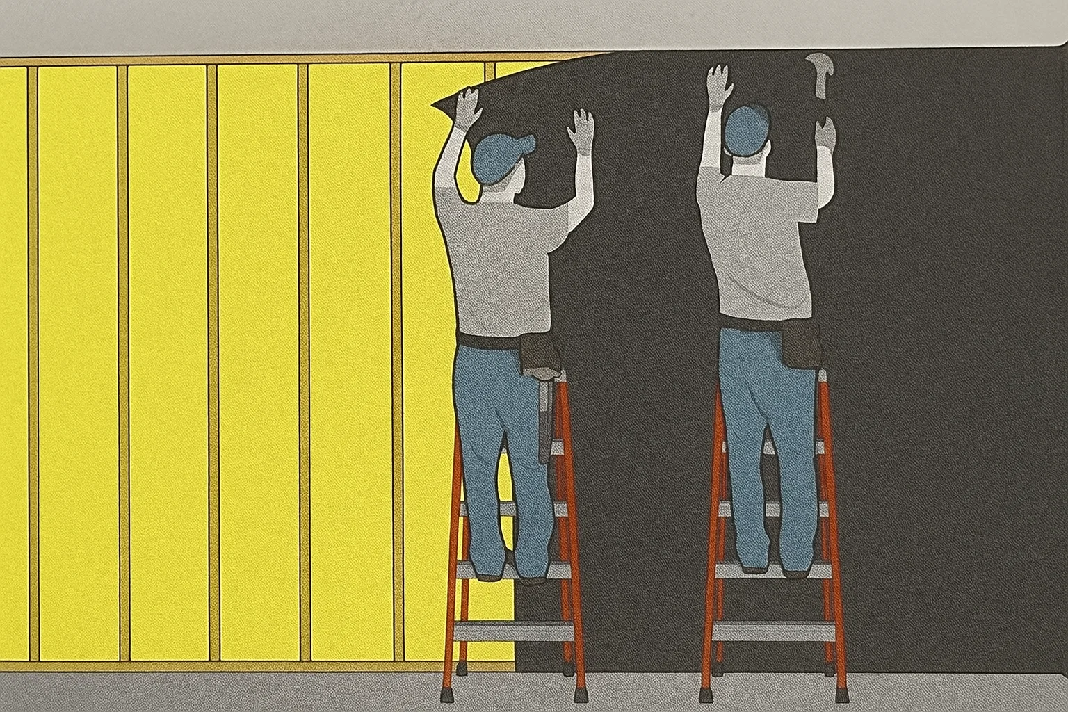 How to install Mass Loaded Vinyl Noise Barrier