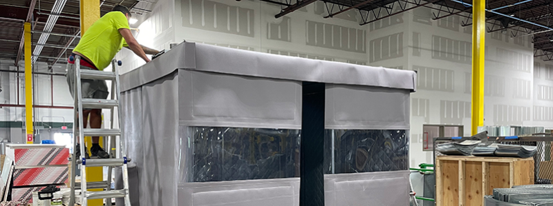 Acoustic Curtain Enclosure