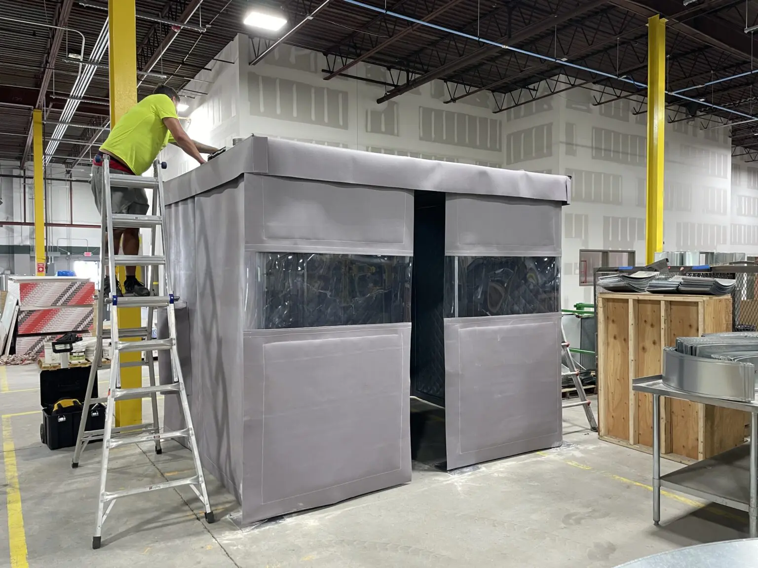 Building Acoustic Curtain Enclosure