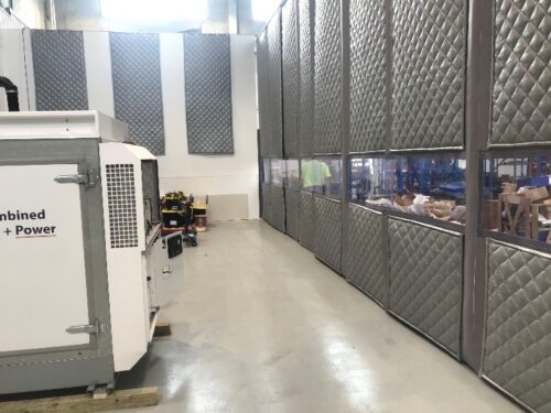 Acoustic Curtain Enclosure for Industrial Noise Control at Aegis